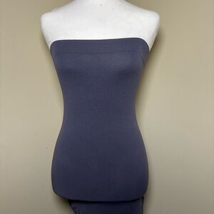 Victoria's Secret Navy Bodycon Strapless Dress One Size